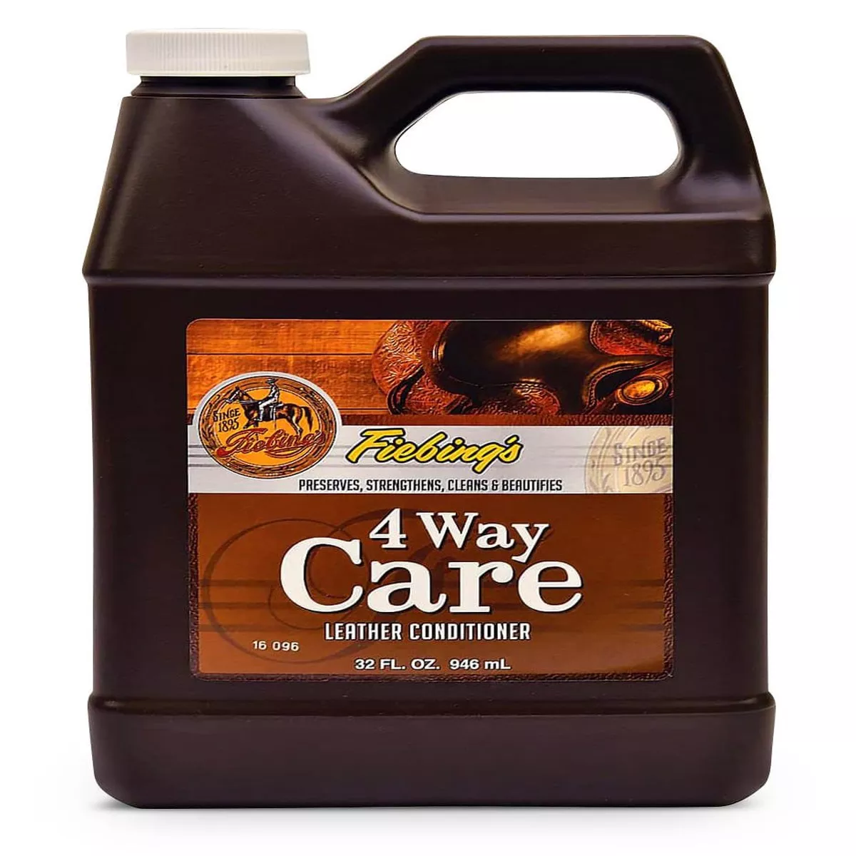 Fiebing's 4-Way Care Leather Conditioner - Preserves, Strengthens, Cleans & Beatifies