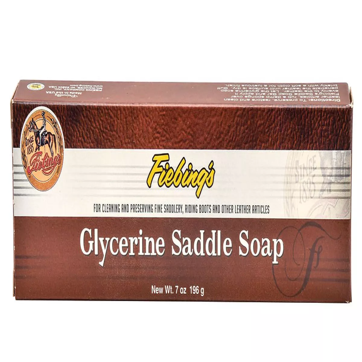 Fiebing's Glycerine Saddle Bar Soap, 7 oz
