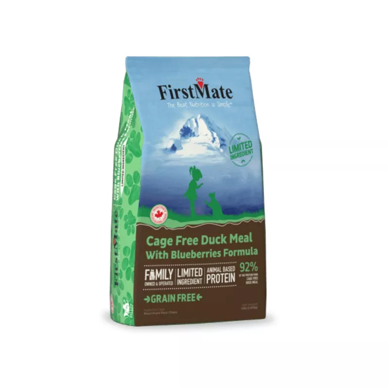 FirstMate Cage Free Duck Meal & Blueberries Dry Cat Food