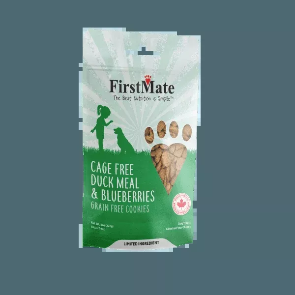 FirstMate Duck With Blueberry Dog Treats
