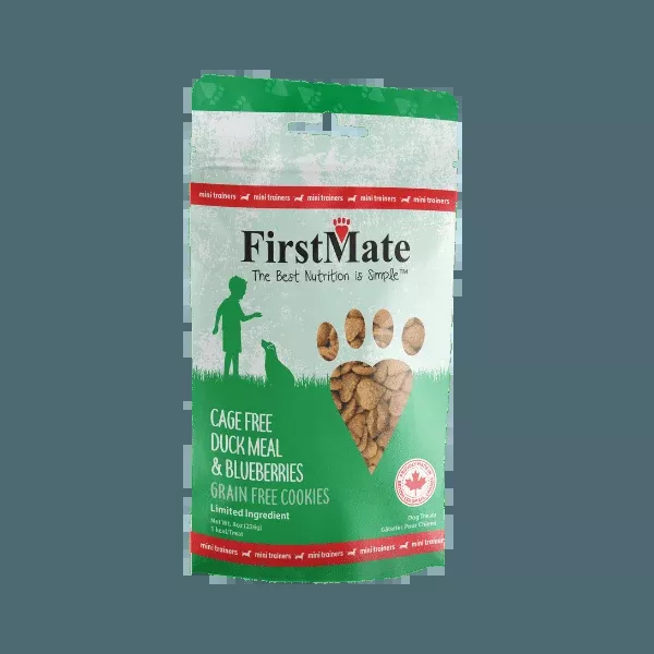 FirstMate Duck With Blueberry Mini Trainer Dog Treats