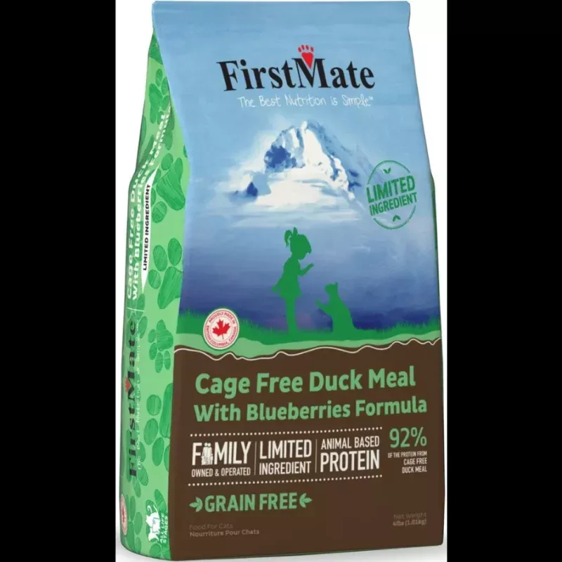 Firstmate Grain-Free Cage Free Duck with Blueberries Cat Food