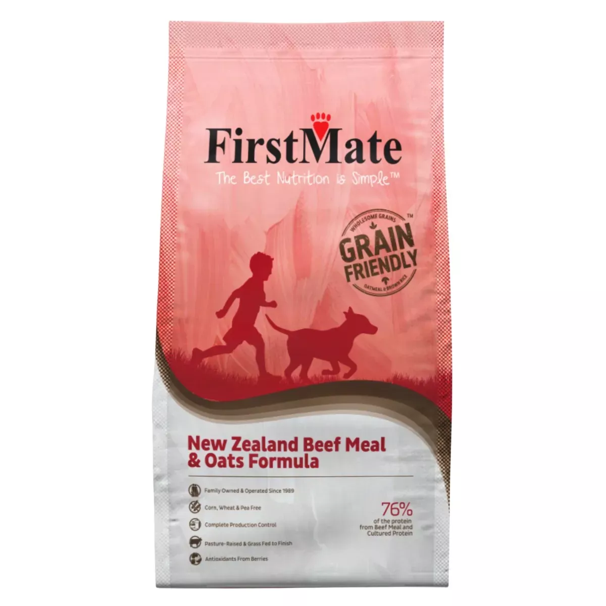 FirstMate Grain-Friendly Dry Dog Food - New Zealand Beef & Oats