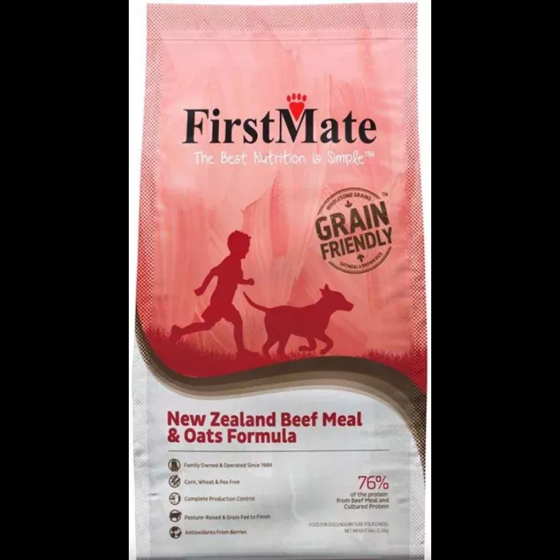 FirstMate Grain Friendly New Zealand Beef & Oats Dry Dog Food