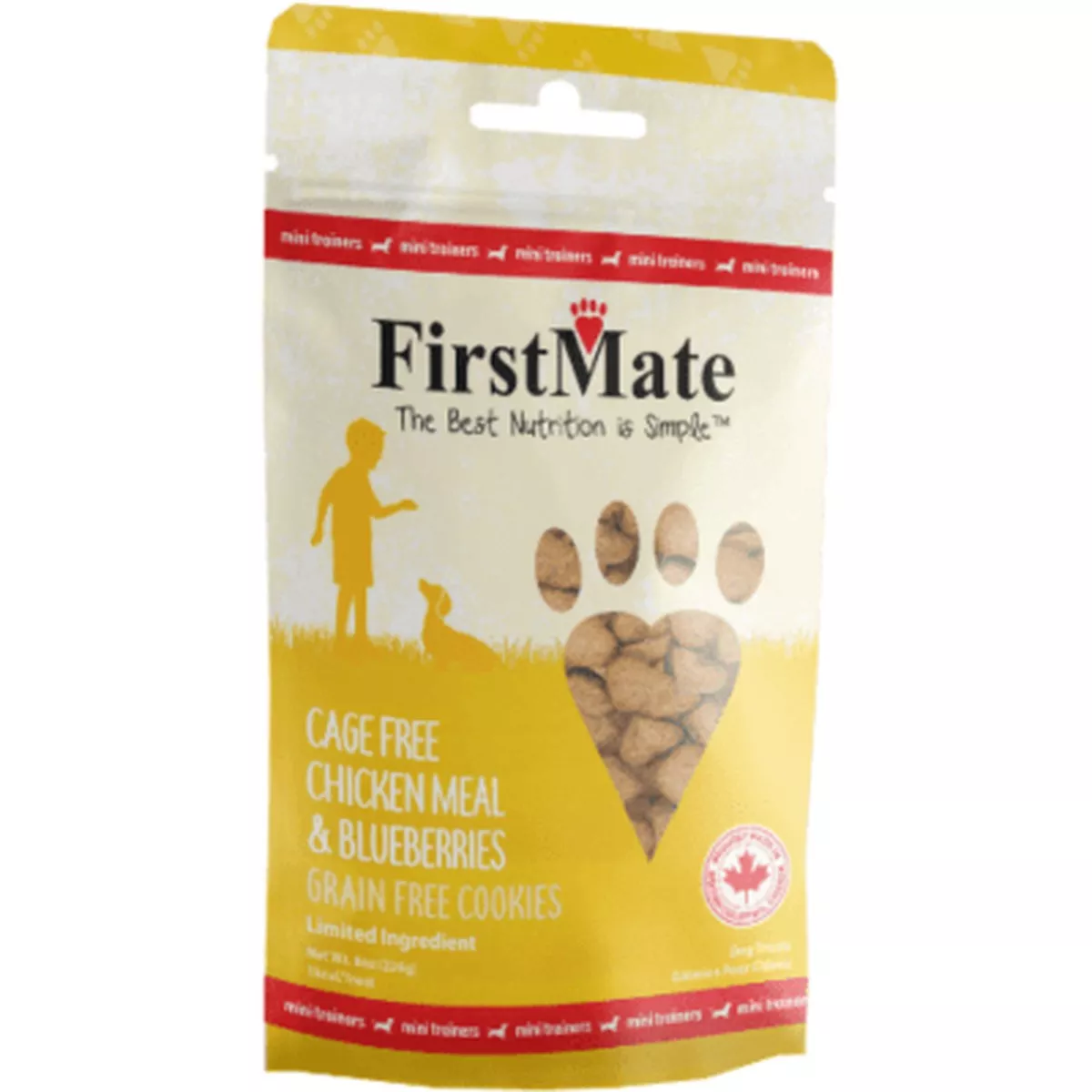 FirstMate Mini Trainers Chicken Meal with Blueberry Dog Treats
