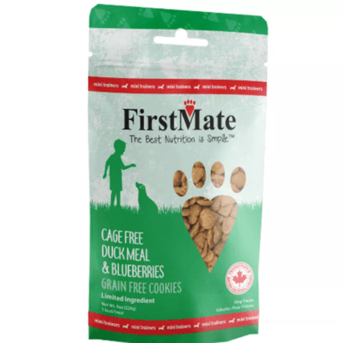 FirstMate Mini Trainers Duck with Blueberry Dog Treats
