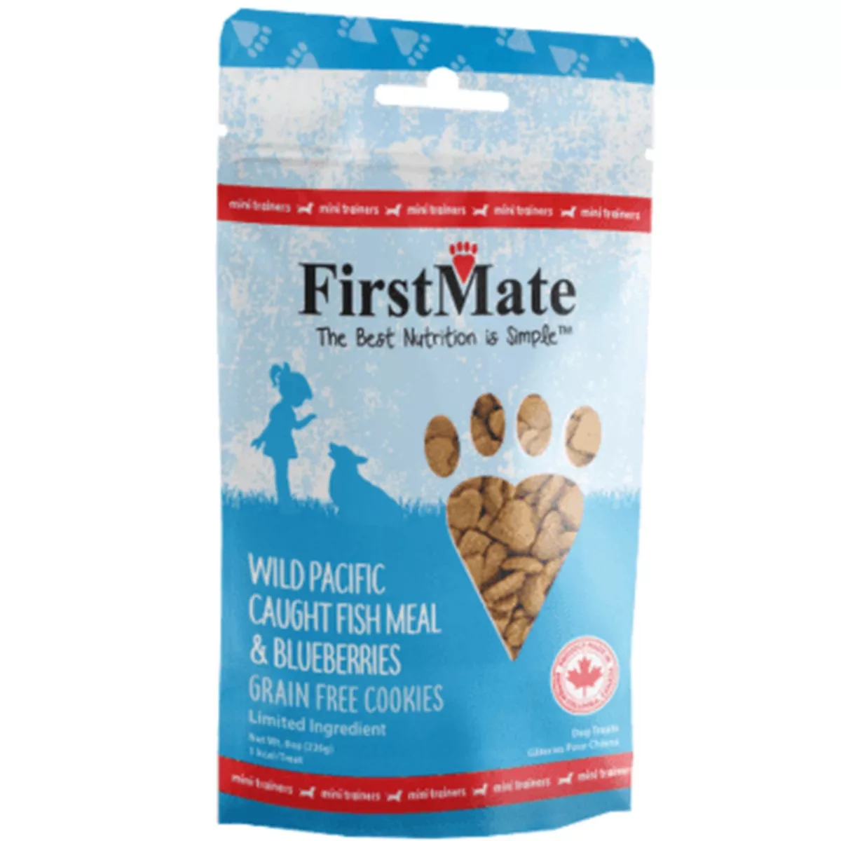 FirstMate Mini Trainers Fish Meal with Blueberry Dog Treats