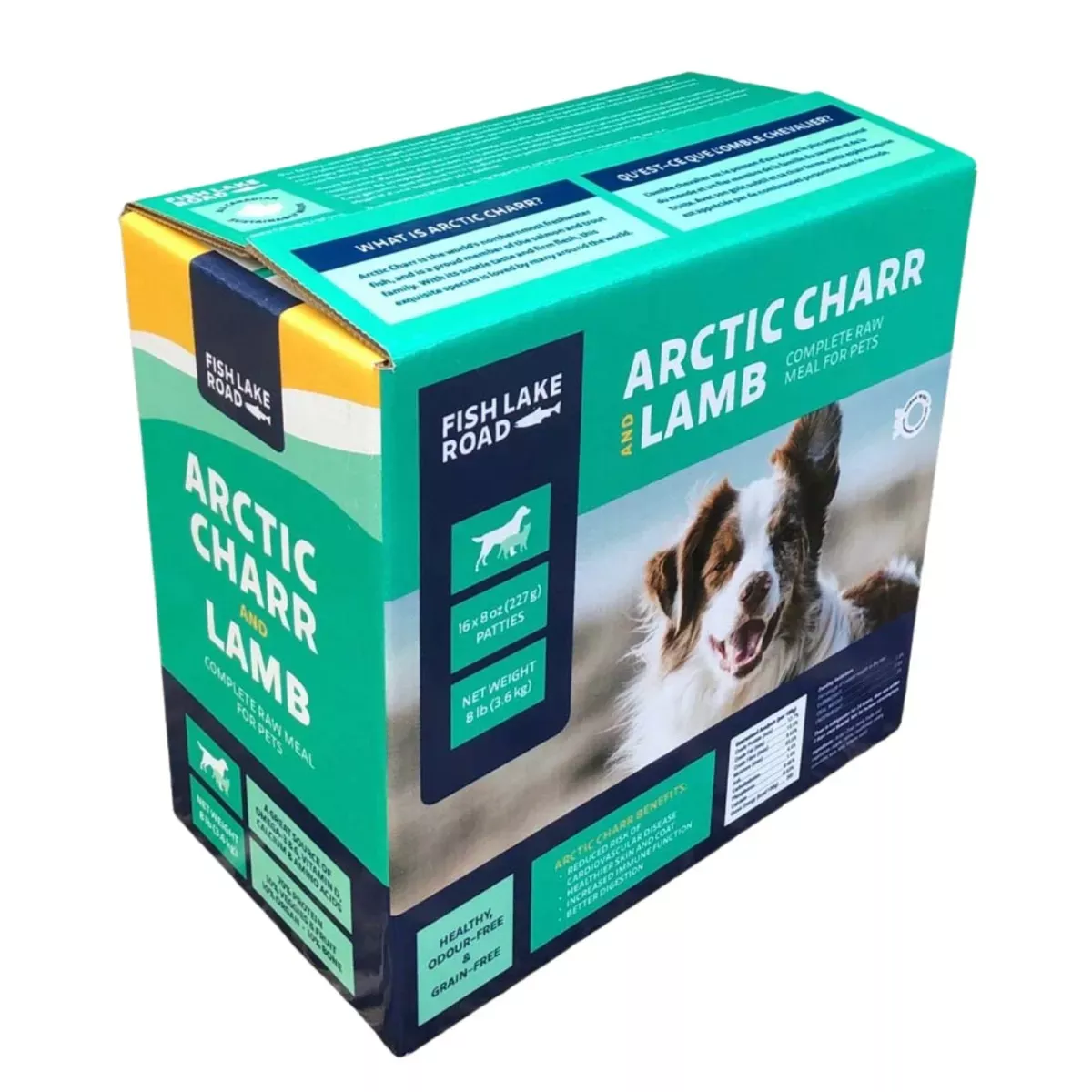 Fish Lake Road Complete Raw Meal for Pets - Arctic Charr & Lamb