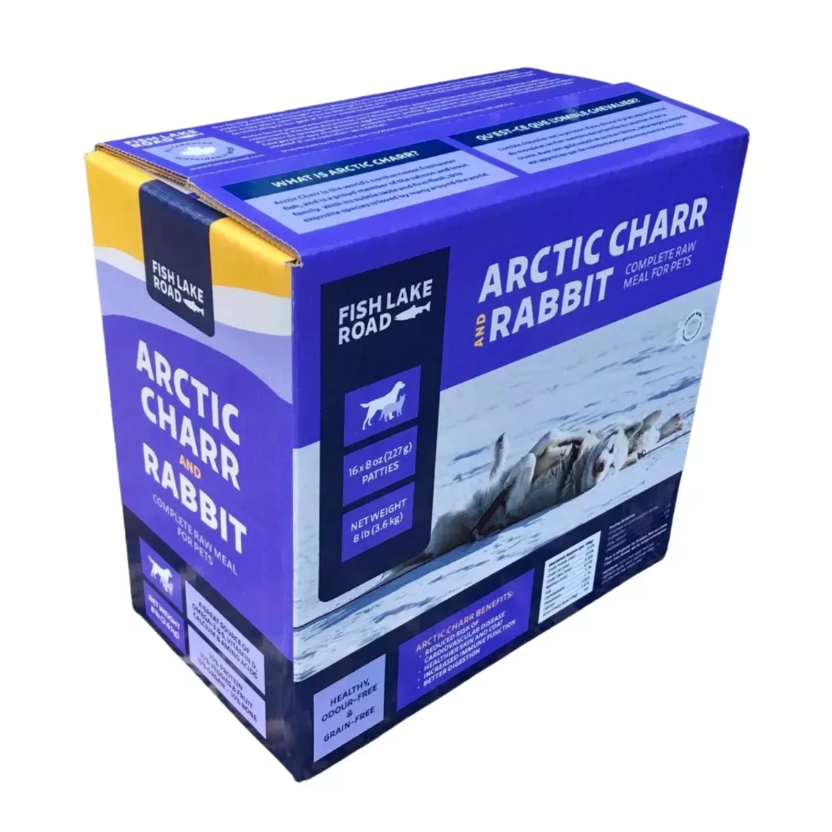 Fish Lake Road Complete Raw Meal for Pets - Arctic Charr & Rabbit