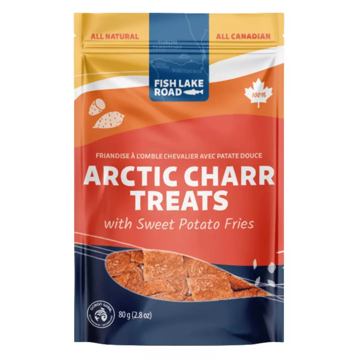 Fish Lake Road Dog Treats - Arctic Charr with Sweet Potato