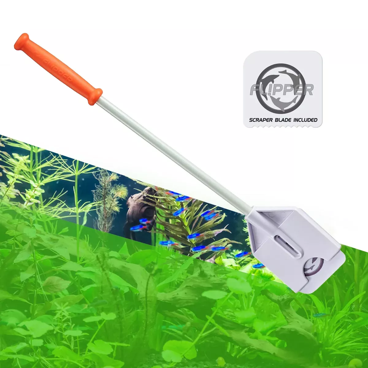 Flipper Platinum NANO Aquarium Algae Scraper 12"