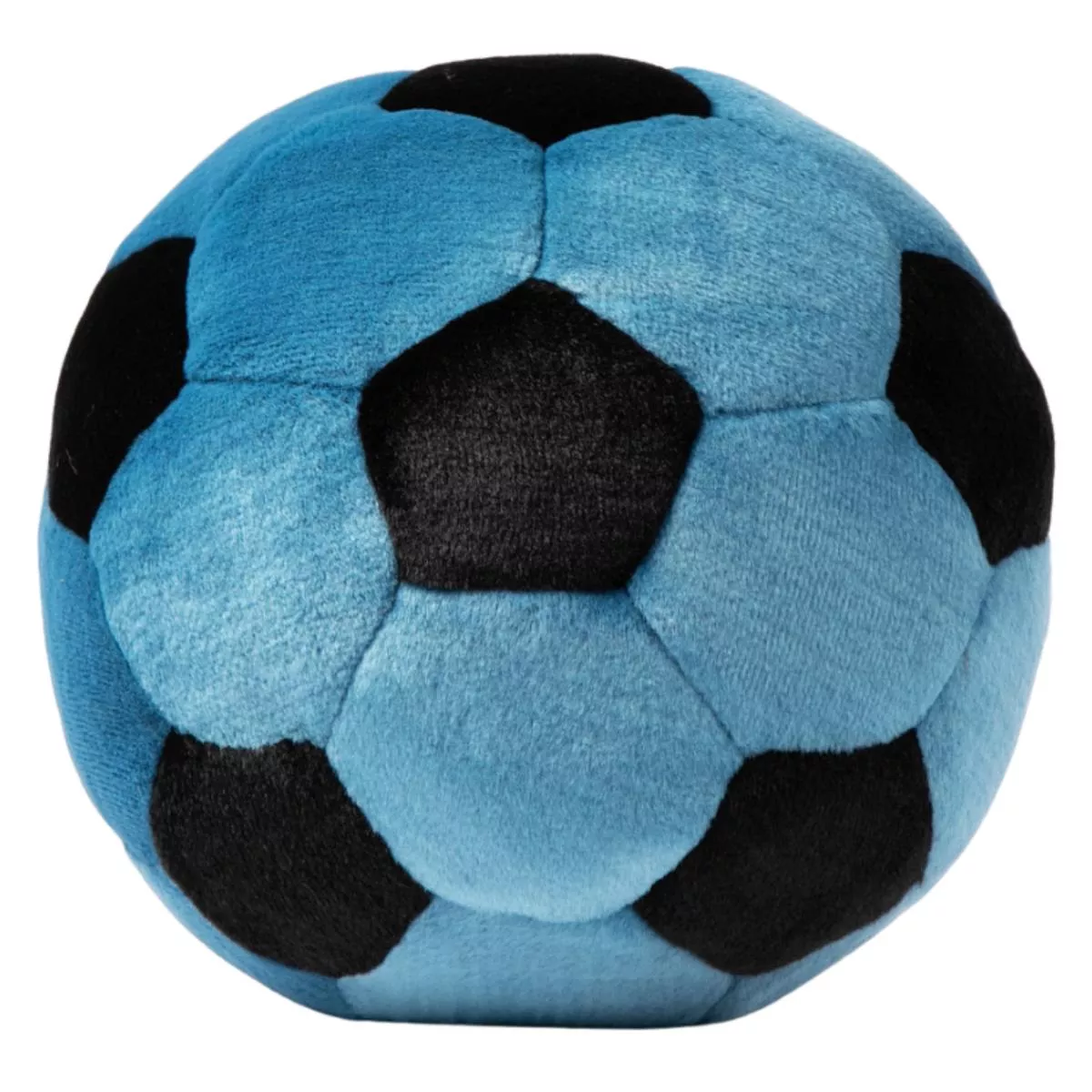 Fluff & Tuff Blue Soccer Ball 7" Plush Dog Toy