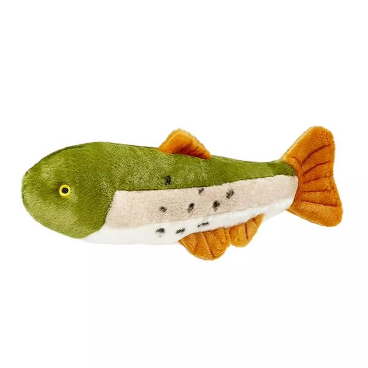 Fluff & Tuff Ruby the Rainbow Trout 14" Plush Dog Toy