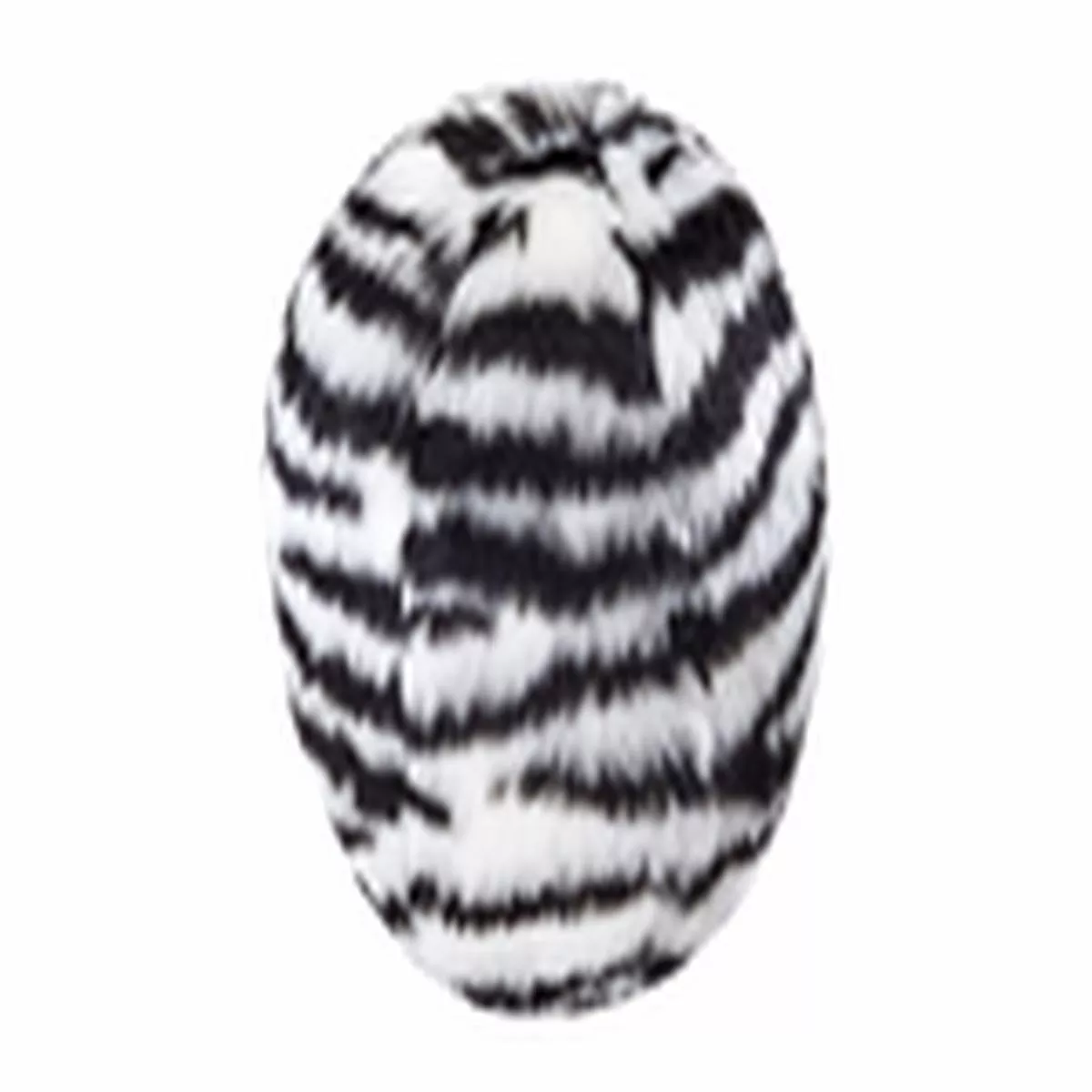 Fluff & Tuff Zebra Ball Large Squeakerless