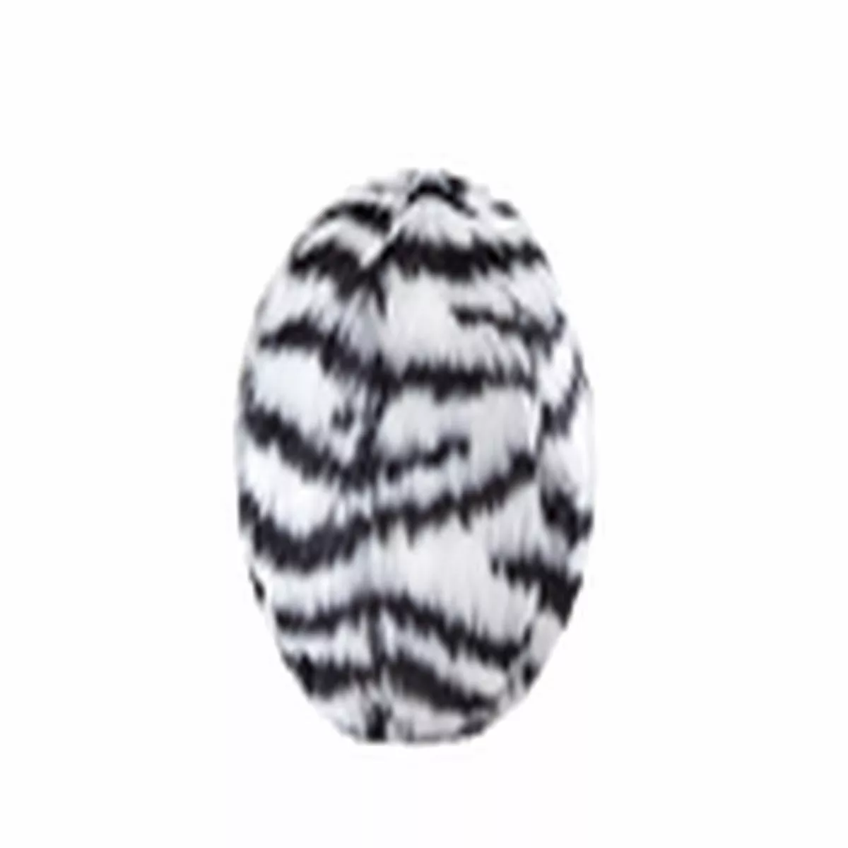 Fluff & Tuff Zebra Ball Small Squeakerless