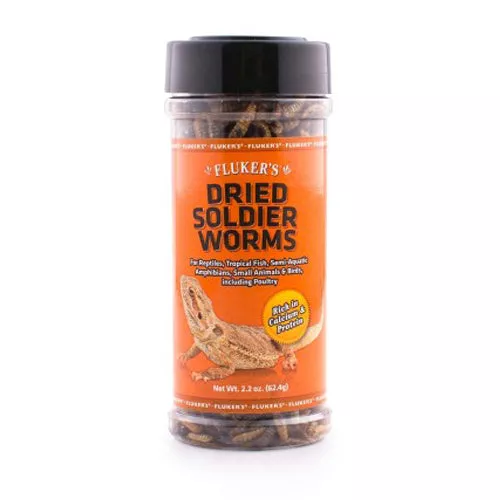 Fluker's, Fluker's Dried Soldier Worms, 1 Each/2.2 Oz