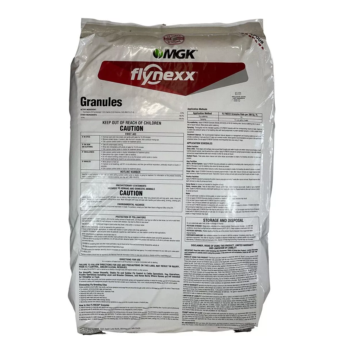 Flynexx Fly Larvicide Granules – 35 lbs