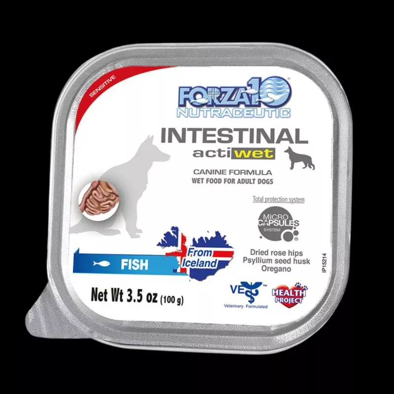 Forza10 Nutraceutic ActiWet Intestinal Fish Recipe Wet Dog Food 3.5 oz