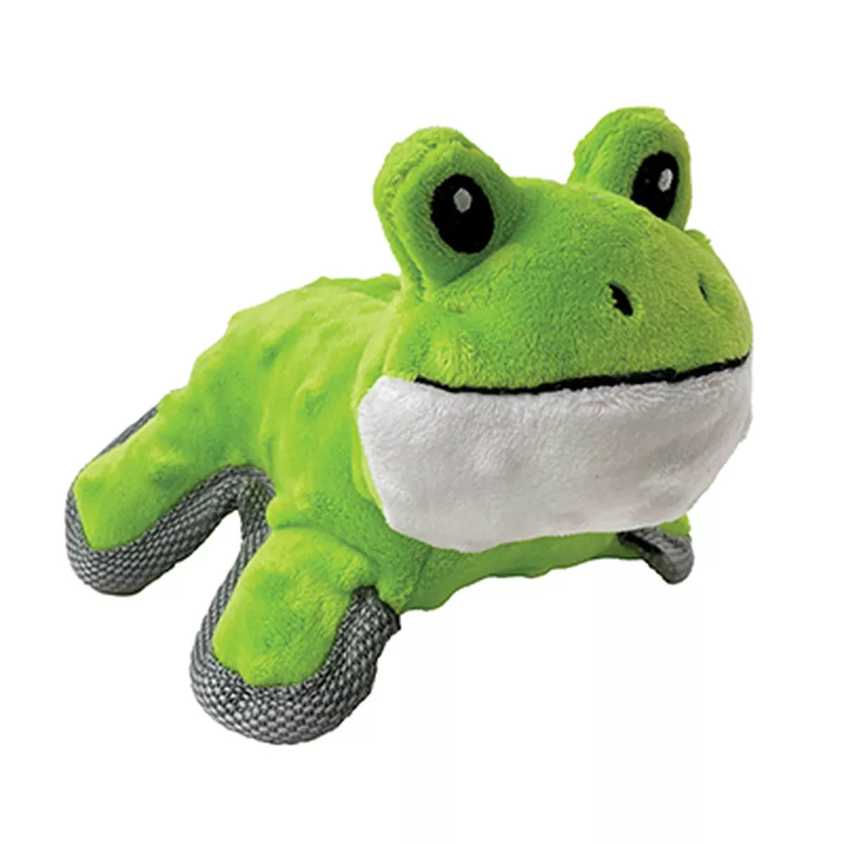 foufouBrands fouFit Mini Tuffs Frog Dog Toy