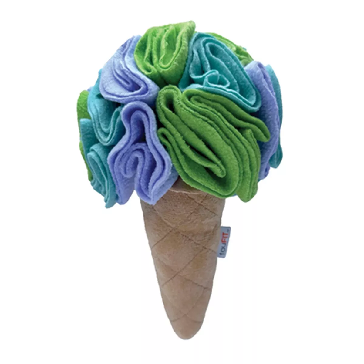 foufouDog Hide n Seek Superhero Ice Cream Snuffle Dog Toy