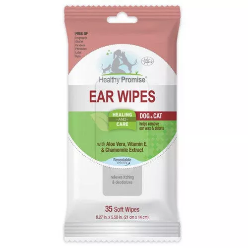 Four Paws, Healthy Promise Pet Ear Wipes, 35 Soft Wipes