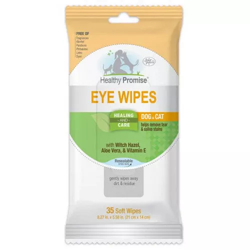 Four Paws, Healthy Promise Pet Eye Wipes, 35 Soft Wipes