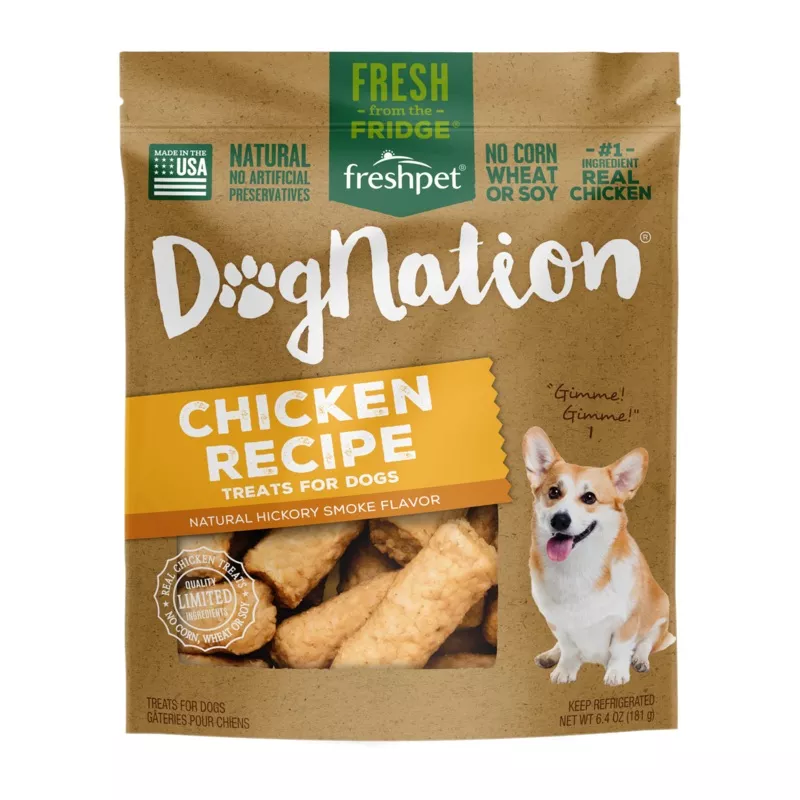 Freshpet Dognation Chicken Recipe 6.4-oz, Refrigerated Dog Treat