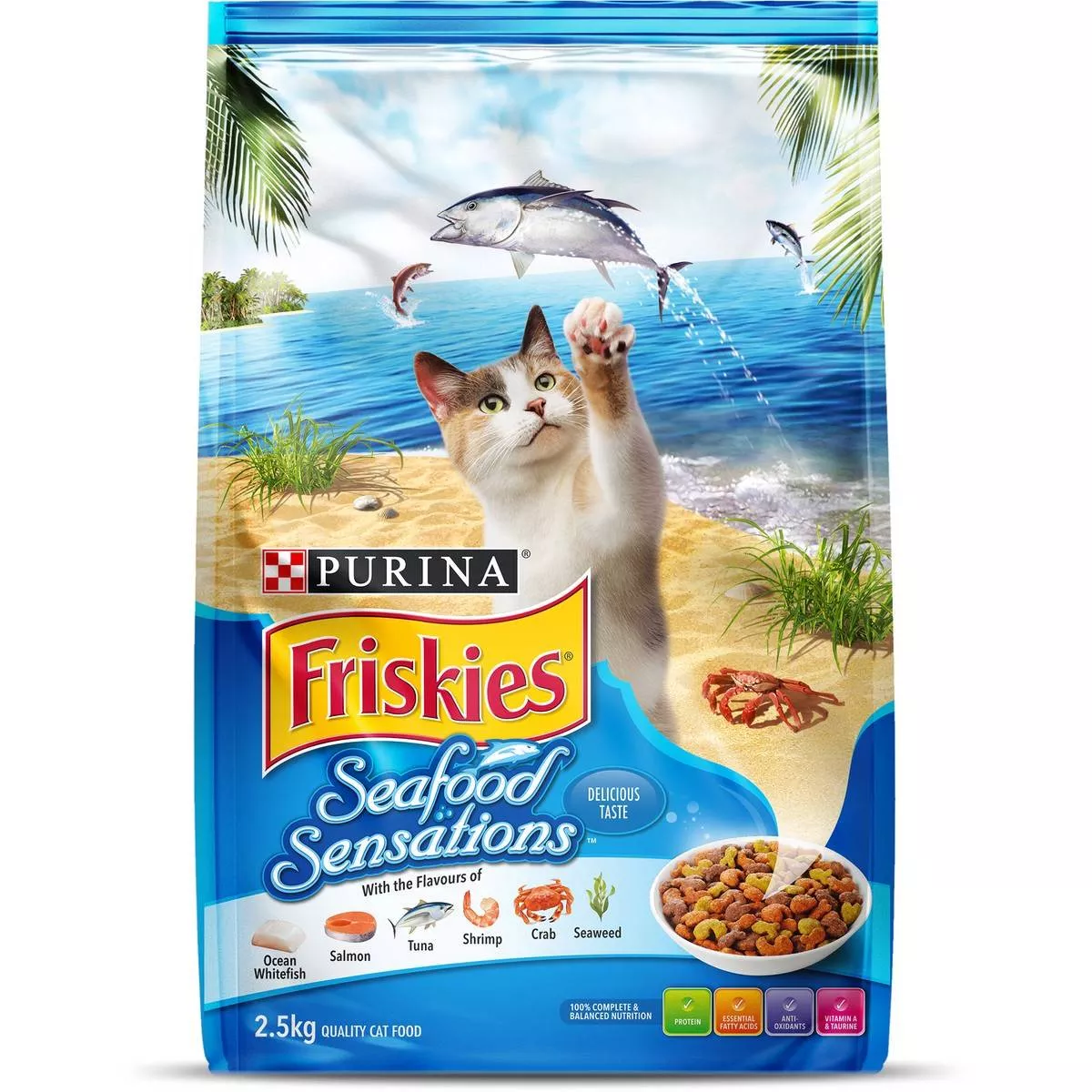 Friskies Cat Food 2.5kg Seafood Sensations