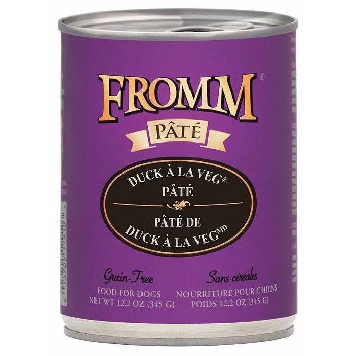 Fromm Canned Dog Food Duck A La Veg Pate