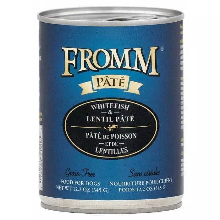 Fromm Canned Dog Food Whitefish & Lentil Pate