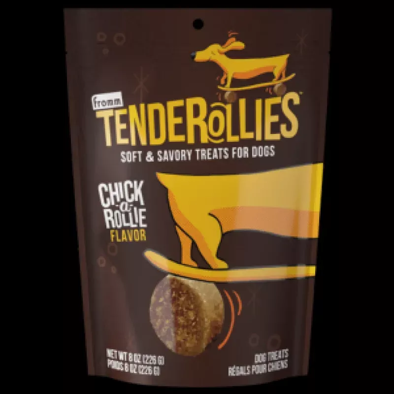Fromm Chick-A-Rollie Tenderollies Dog Treats, 8 oz bag