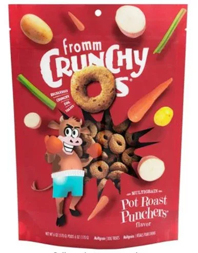 Fromm Crunchy O’s Pot Roast Punchers 6oz Dog Treats
