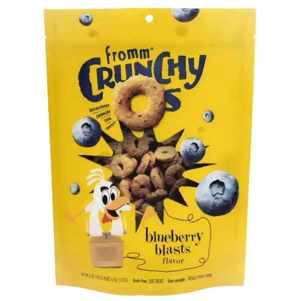 Fromm Crunchy Os Grain-Free Dog Treats - Blueberry Blasts