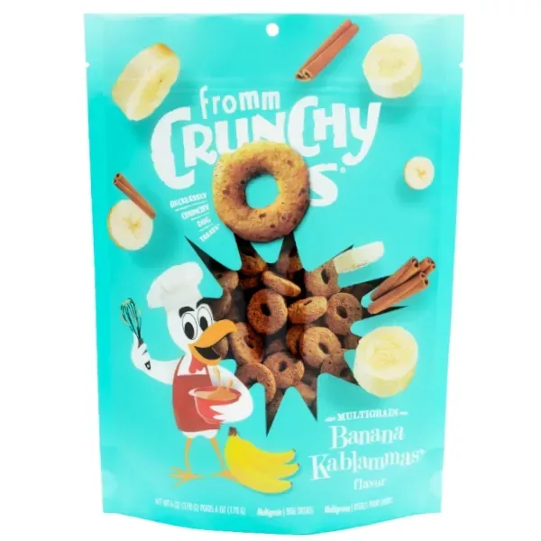 Fromm Crunchy Os Multigrain Dog Treats - Banana Kablammas