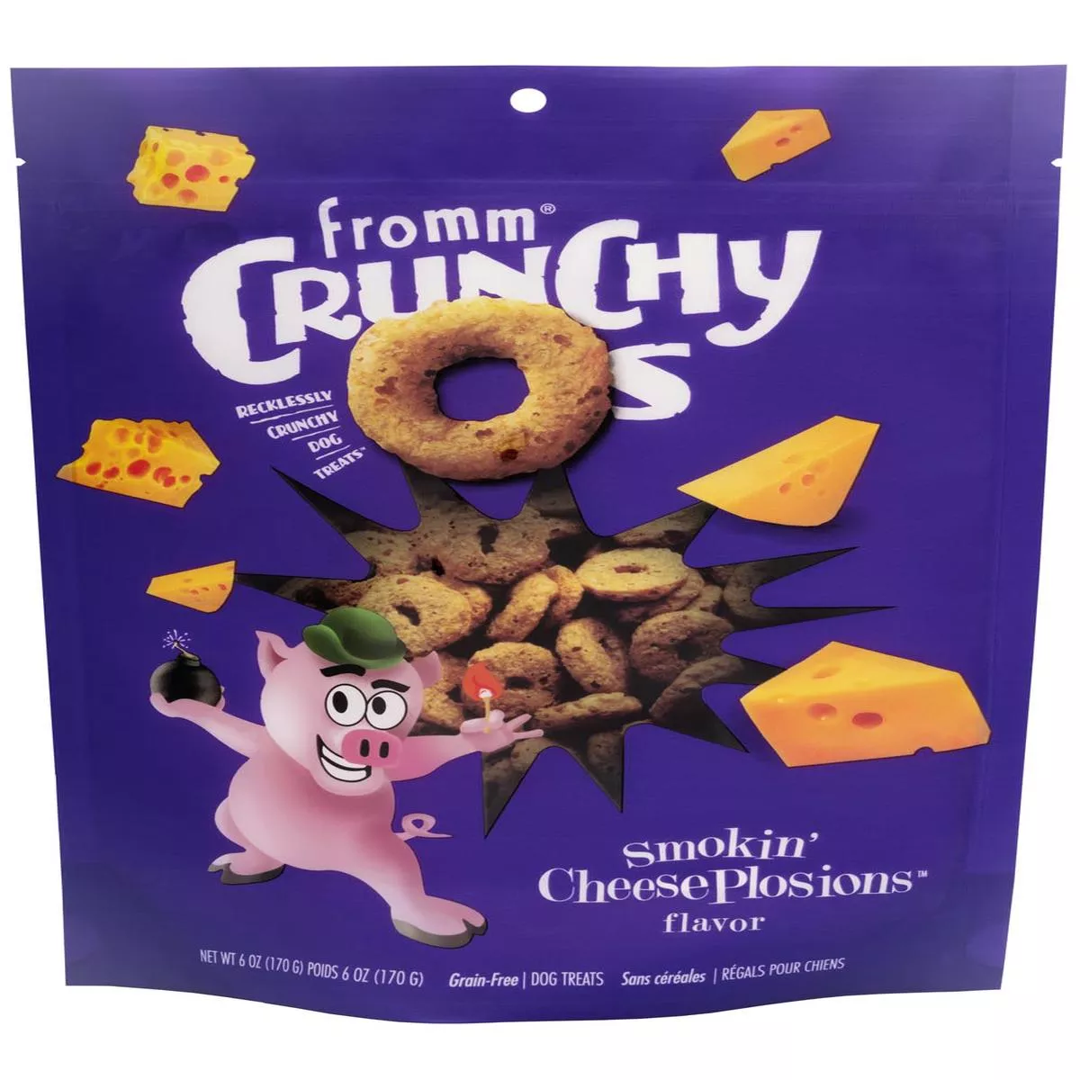 Fromm Crunchy Os Smokin’ CheesePlosions Flavor Dog Treats