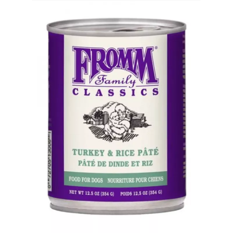 Fromm D Can Classic Pat Turkey & Rice 12.5oz