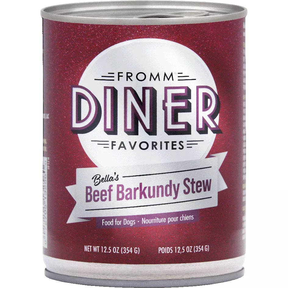 Fromm Diner Bella's Beef Barkundy Stew Canned Dog Food