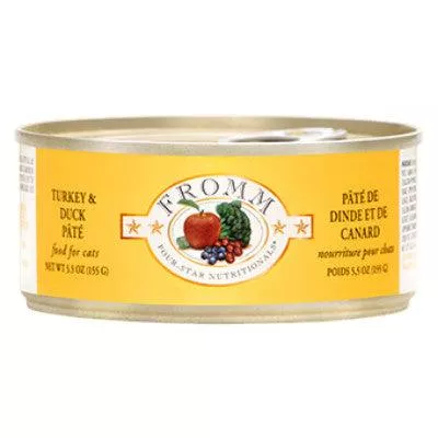 Fromm Four Star Canned Cat Food Turkey & Duck Pate