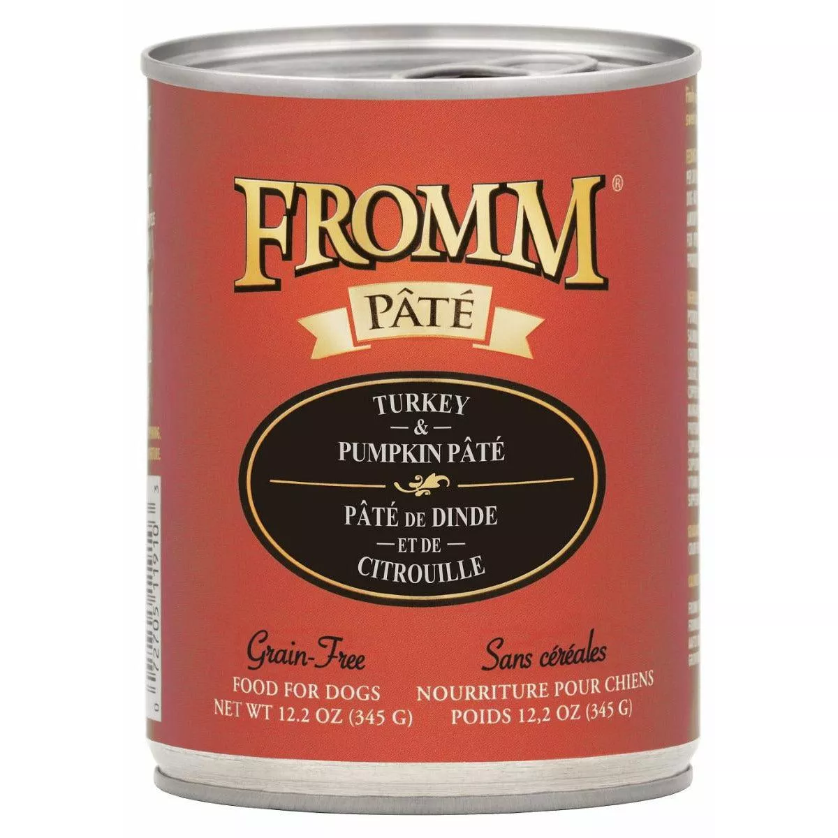 Fromm Four Star Canned Dog Food Turkey & Pumpkin Pate