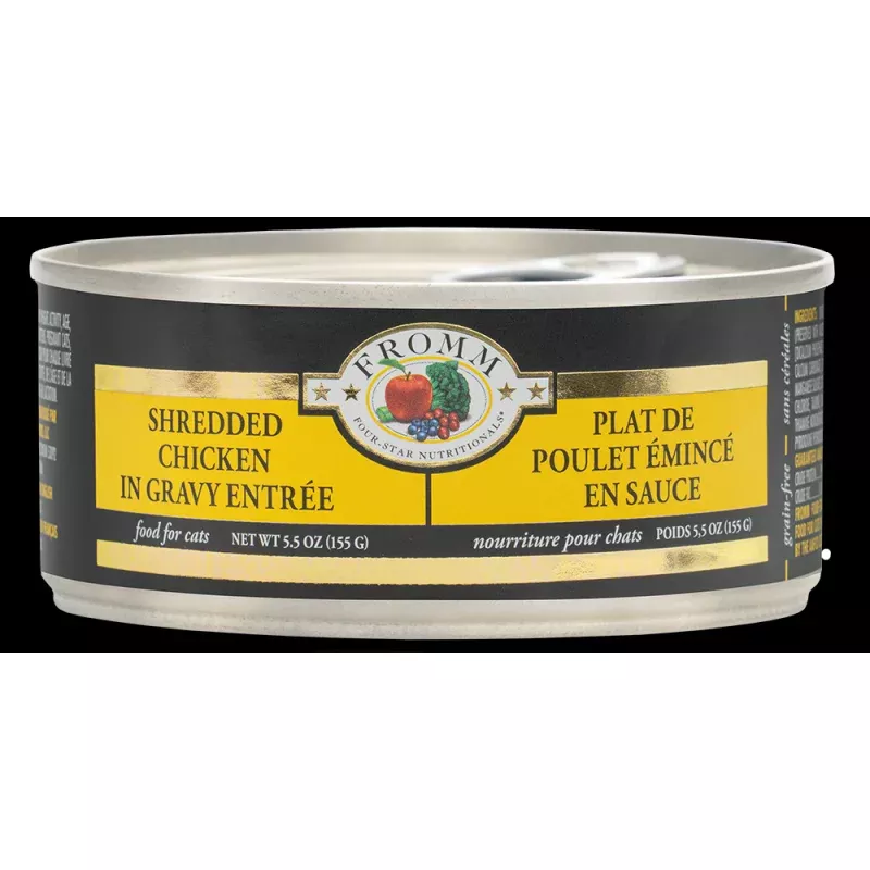Fromm Four Star Shredded Chicken and Gravy Cat Food