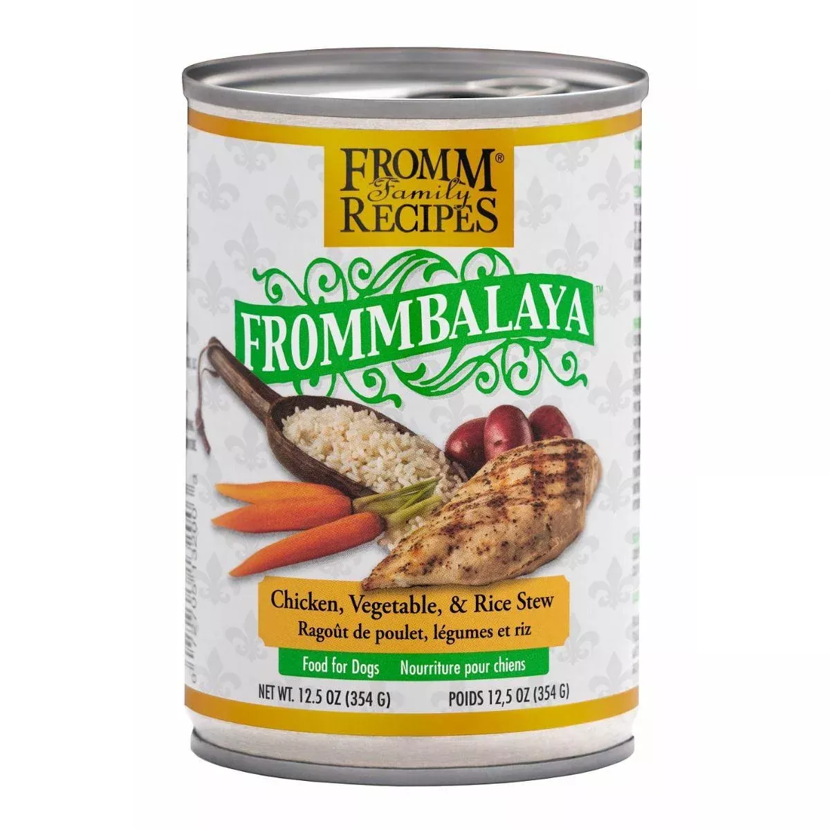 Frommbalaya Canned Dog Food Chicken, Veg & Rice Stew
