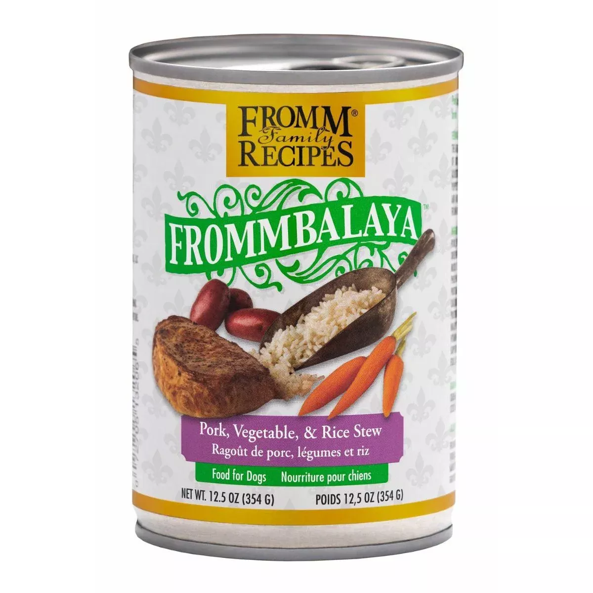 Frommbalaya Canned Dog Food Pork, Veg & Rice Stew