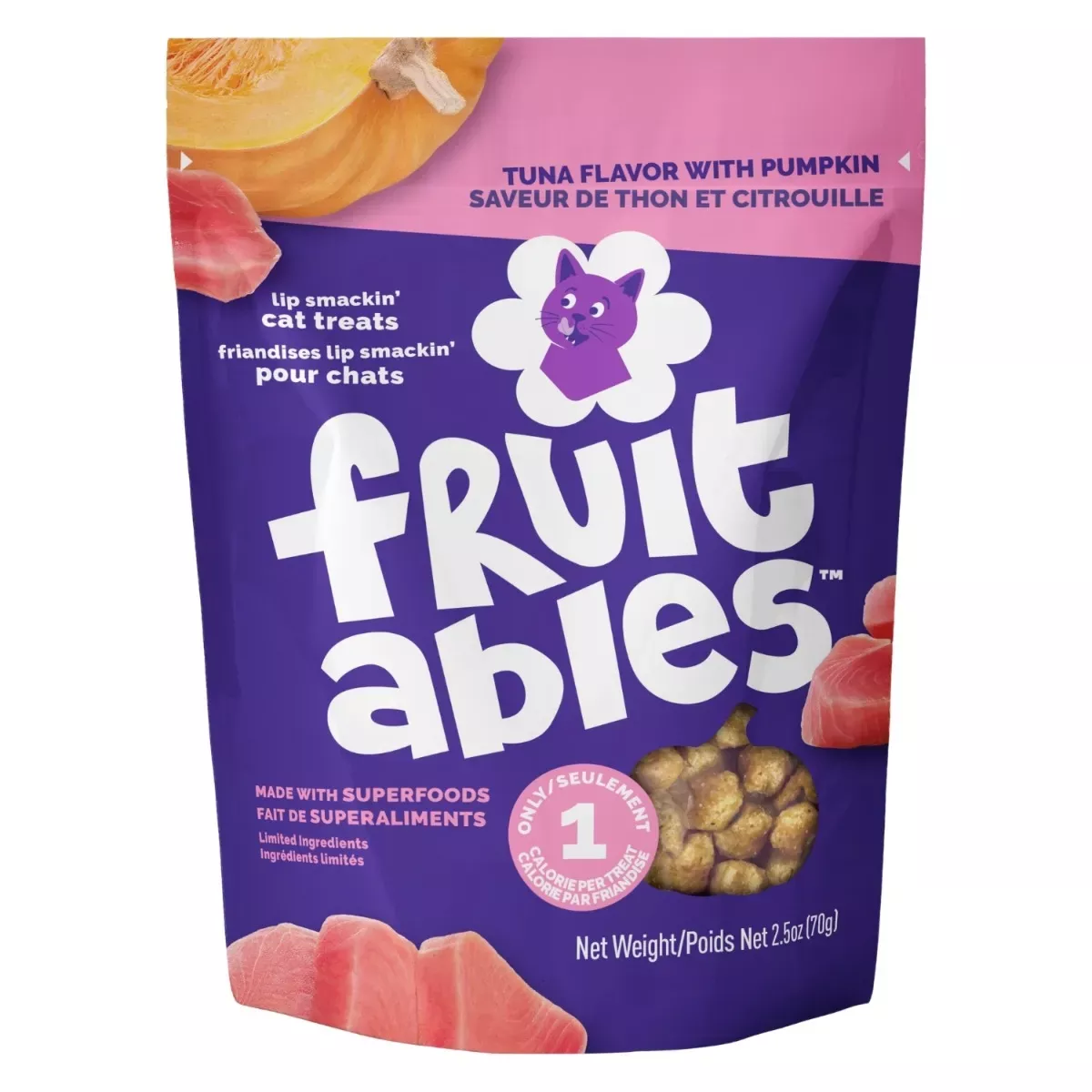 Fruitables Baked Cat Treats - Tuna with Pumpkin Flavour