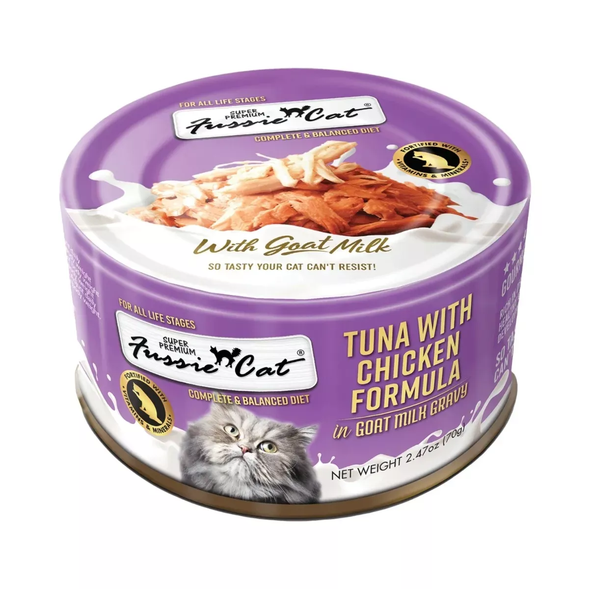 Fussie Cat Goat Milk Gravy Wet Food - Tuna with Chicken
