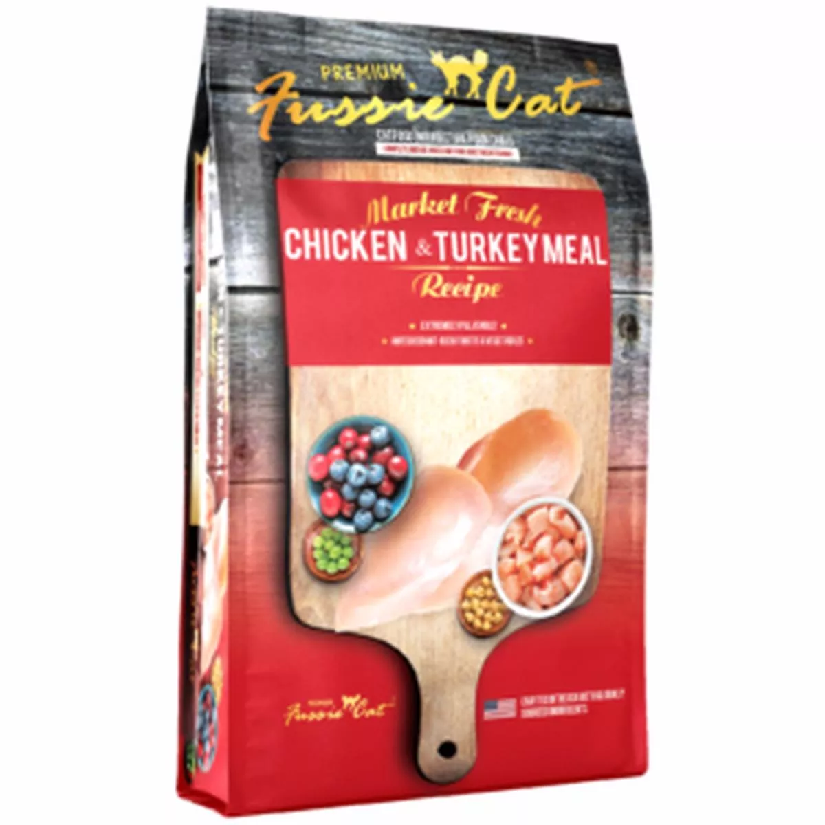 Fussie Cat Market Fresh Chicken & Turkey Meal Dry Cat Food