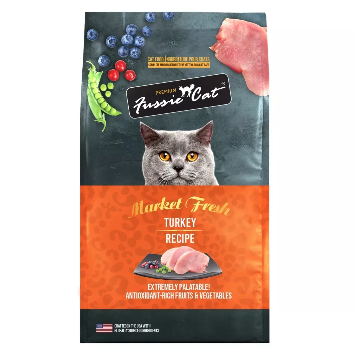 Fussie Cat Market Fresh Dry Food - Turkey Recipe