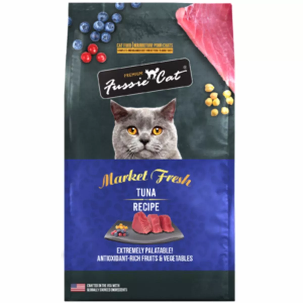 Fussie Cat Market Fresh – Tuna Dry Cat Food