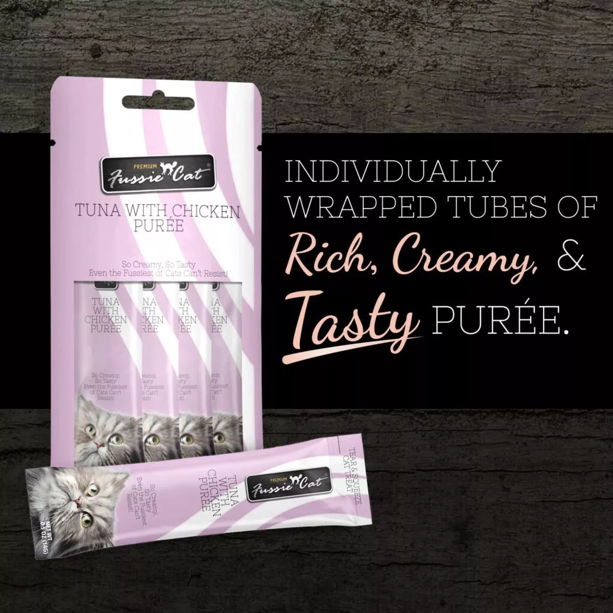 Fussie Cat Tuna with Chicken Pure