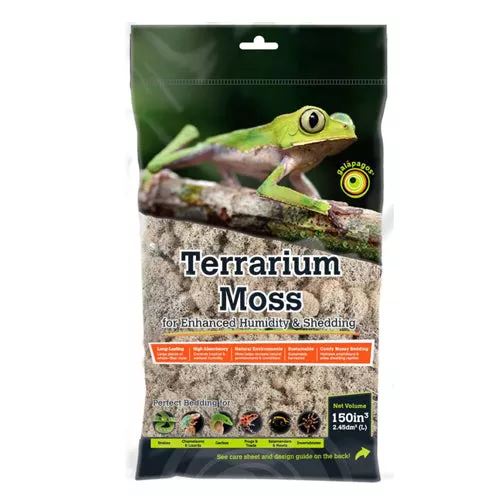 Galapagos, Galapagos Natural Reindeer Moss Bedding Substrate, Tan, 1 Each/2.6 qt, Mini