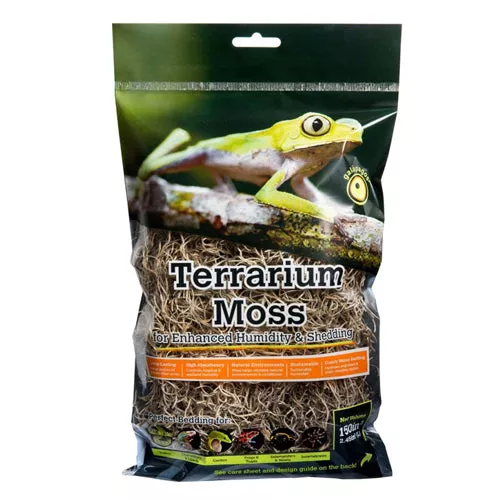 Galapagos, Galapagos Natural Spanish Moss Substrate, Brown, 1 Each/2.6 qt, Mini